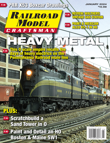 Railroad Model Craftsman January 2024