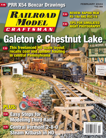Railroad Model Craftsman February 2024