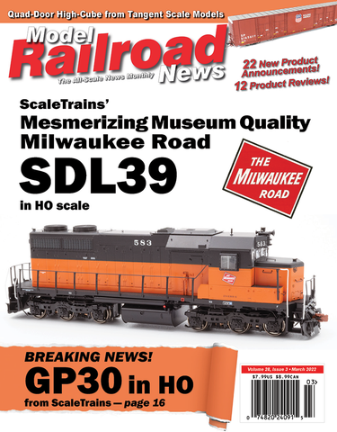 Model Railroad News March 2022