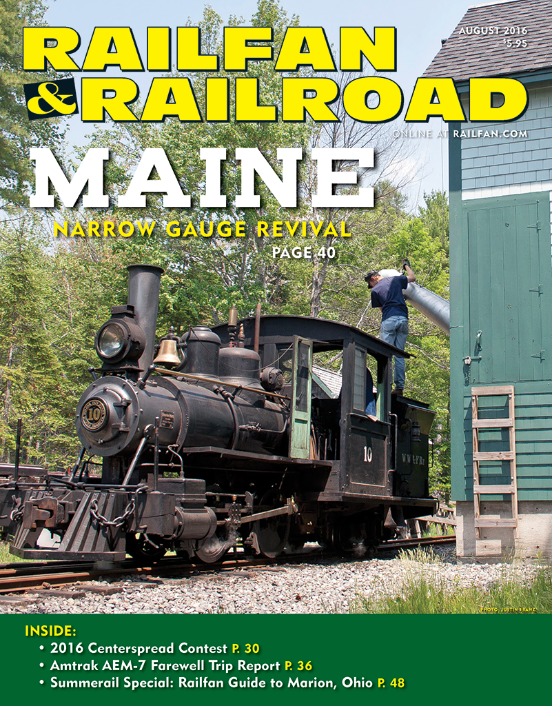 Railfan & Railroad August 2016