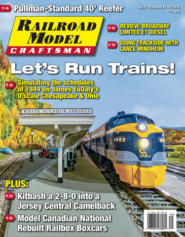 Railroad Model Craftsman September 2022 - Main Image