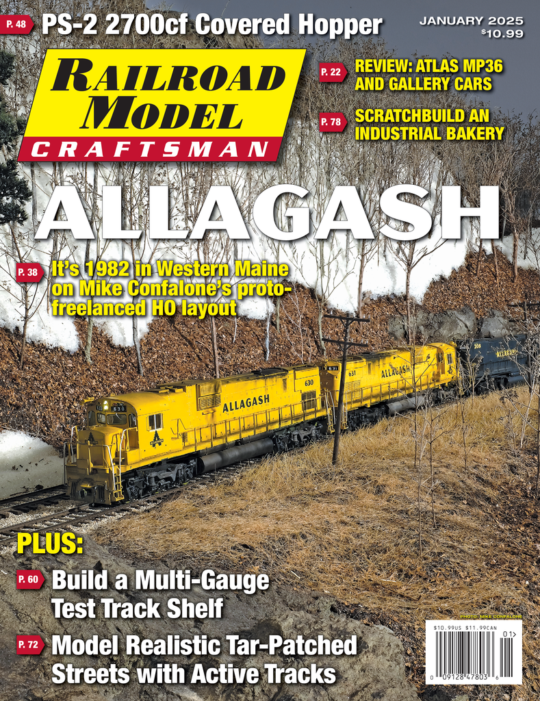 Railroad Model Craftsman January 2025 White River Productions