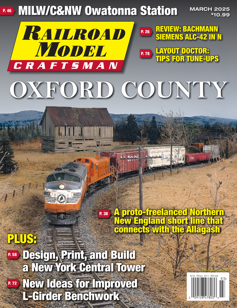 Railroad Model Craftsman March 2025