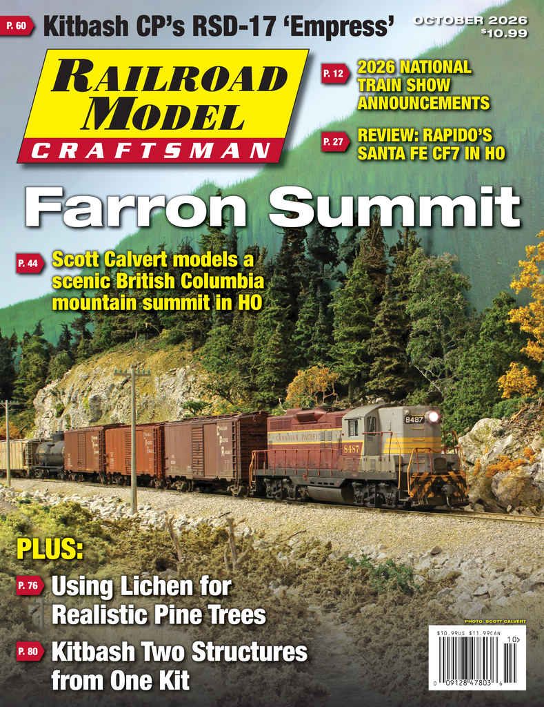 Railroad Model Craftsman October 2026