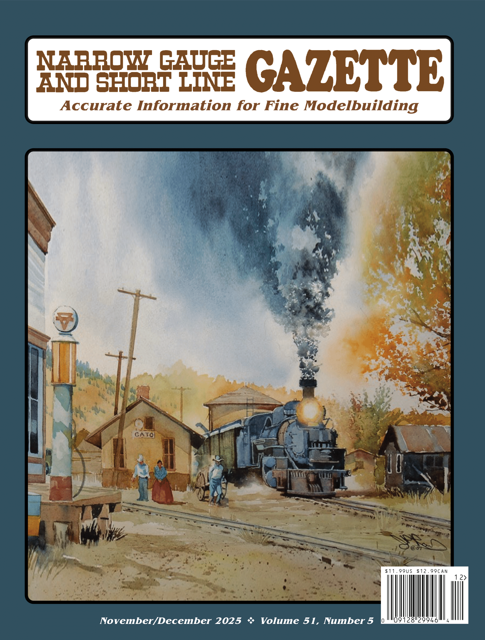 Narrow Gauge and Short Line Gazette Nov/Dec 2025 | White River Narrow Gauge and Short Line Gazette Nov/Dec 2025 | White River