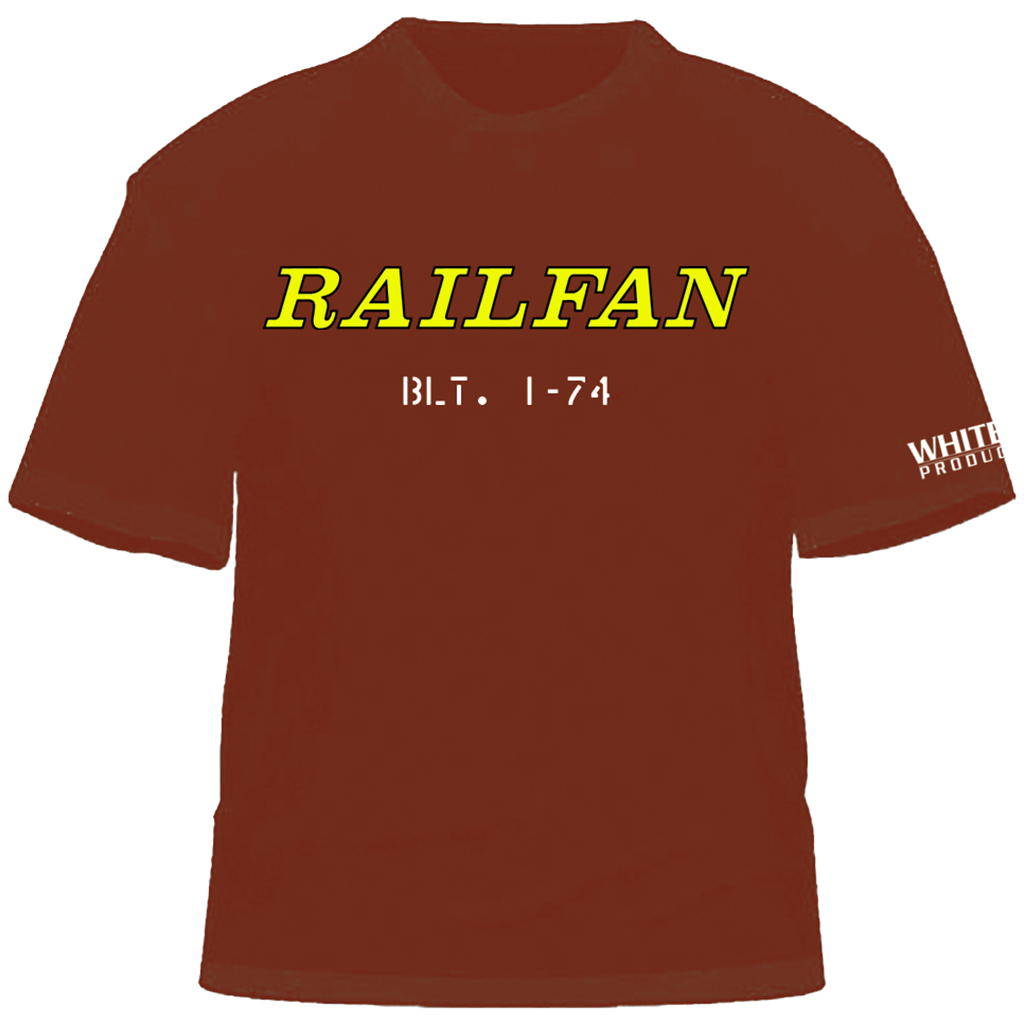 Railfan & Railroad 50th Anniversary Tee- Red