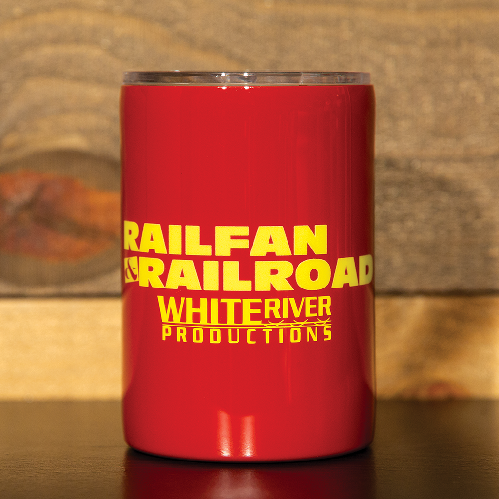 Railfan & Railroad 50th Anniversary Tumbler- 14 Oz