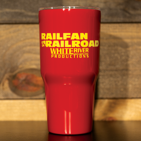 Railfan & Railroad 50th Anniversary Tumbler- 30 Oz