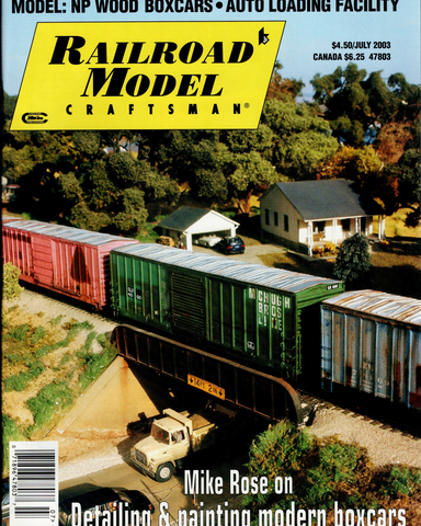Railroad Model Craftsman July 2003