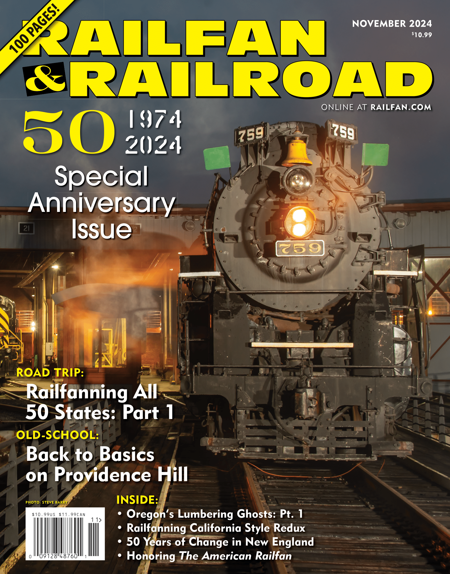 railway express magazine top gear Railfan & Railroad November 2024