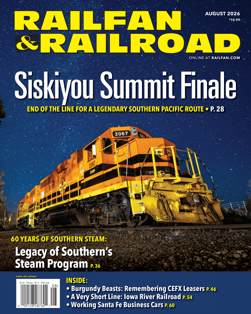 Railfan & Railroad August 2026