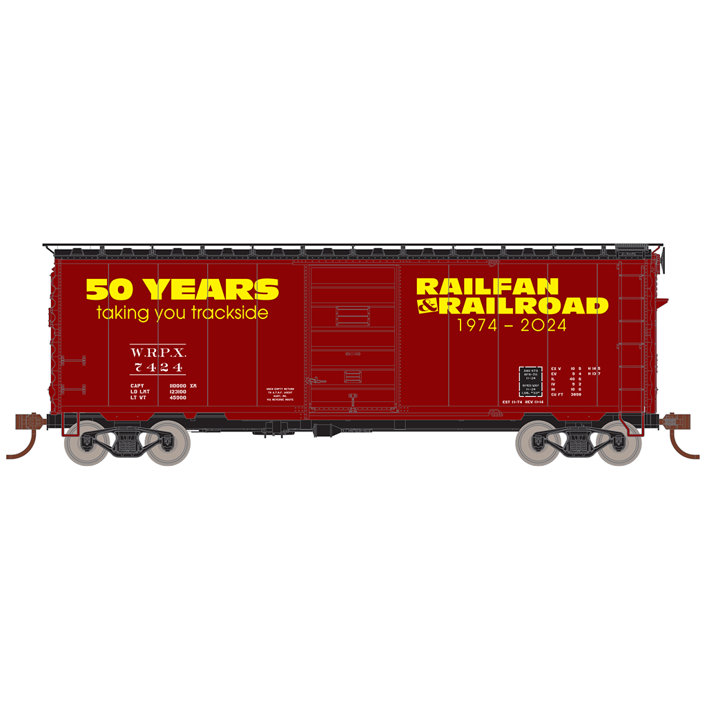 Limited-Edition Railfan & Railroad 50th Anniversary Boxcar Kit