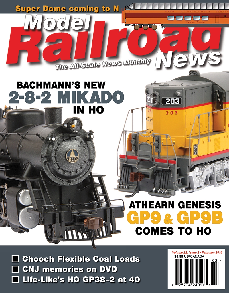 Model Railroad News February 2016