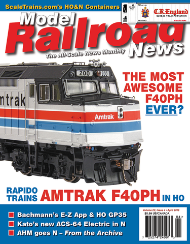 Model Railroad News April 2016