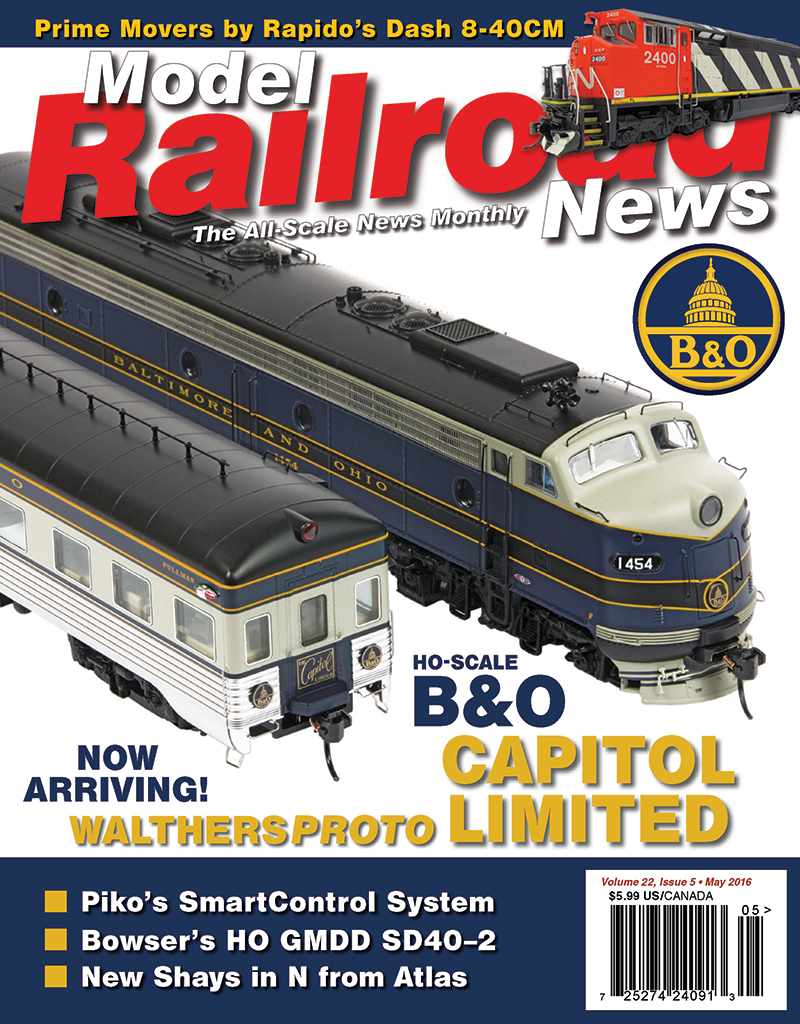 Model Railroad News May 2016
