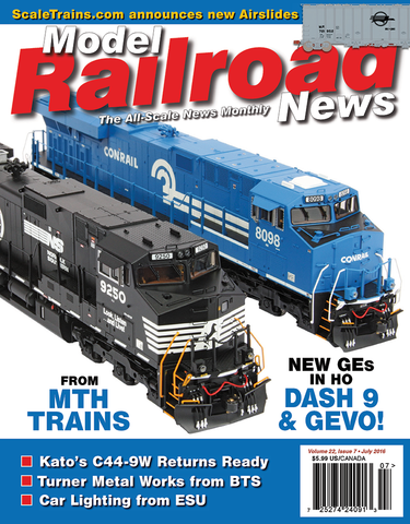 Model Railroad News July 2016
