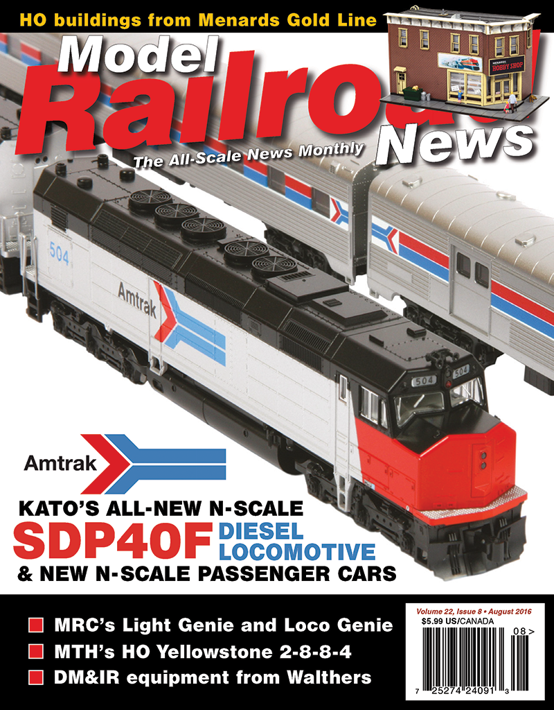 Model Railroad News August 2016