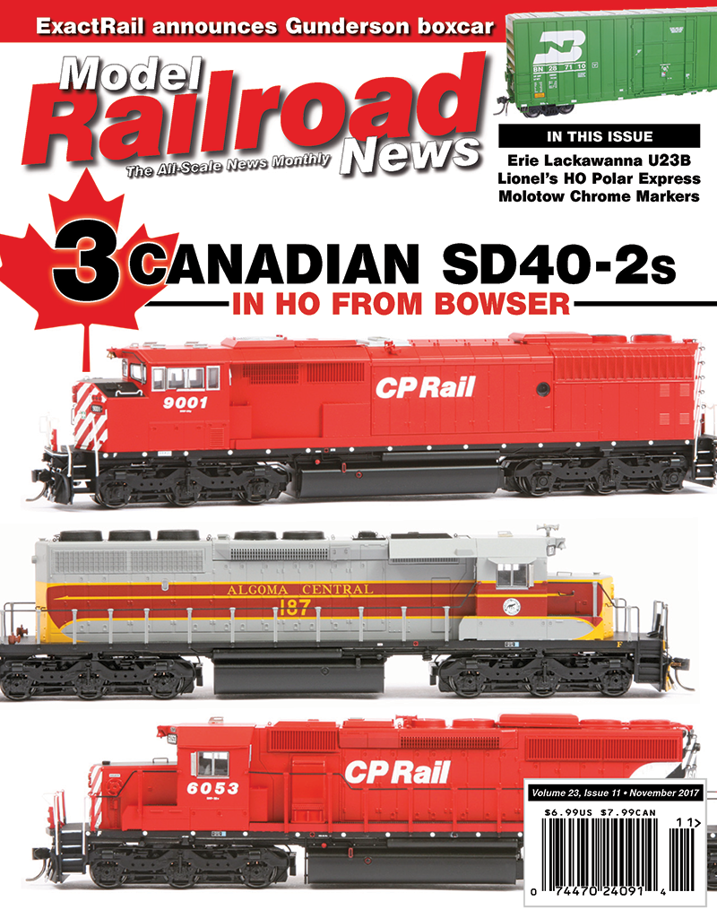 Model Railroad News November 2017