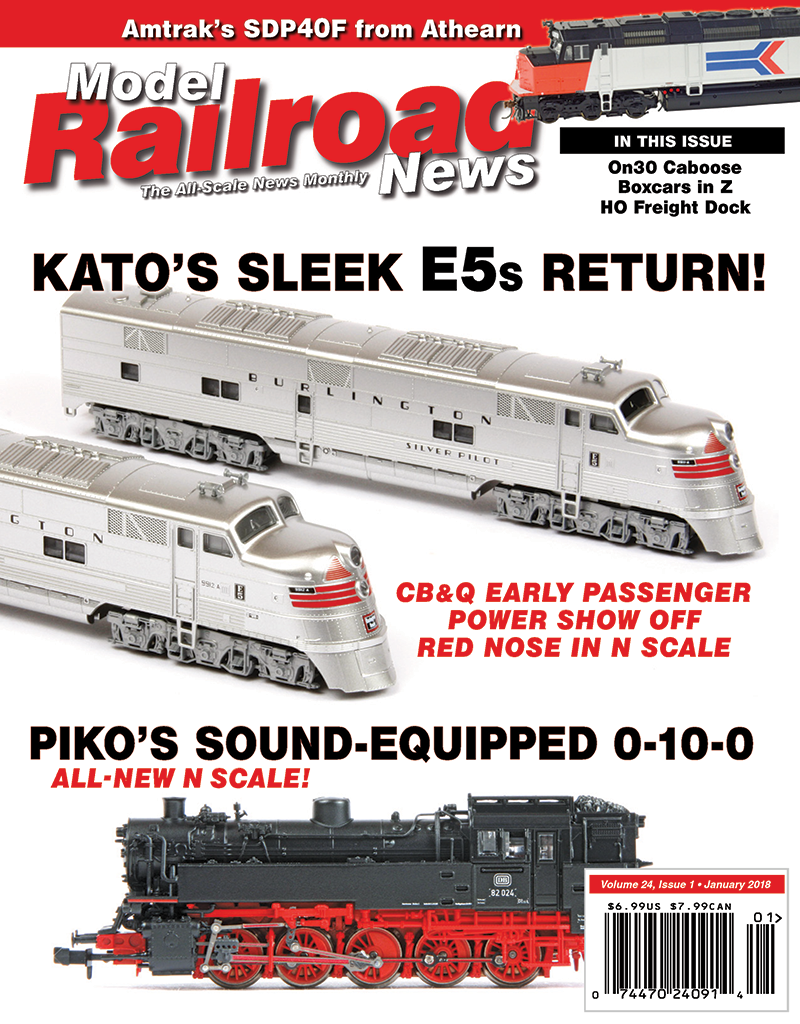 Model Railroad News January 2018
