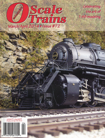 O Scale Trains Magazine March/April 2014