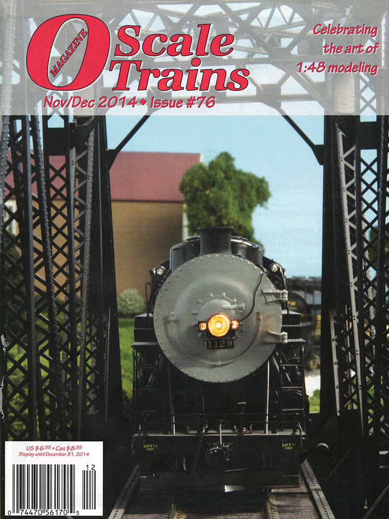 O Scale Trains Magazine November/December 2014