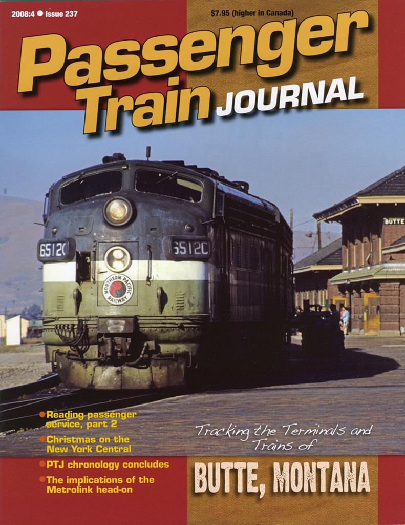 Passenger Train Journal Fourth Quarter 2008