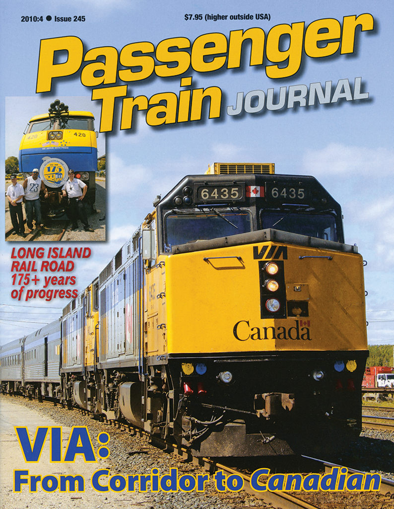 Passenger Train Journal Fourth Quarter 2010