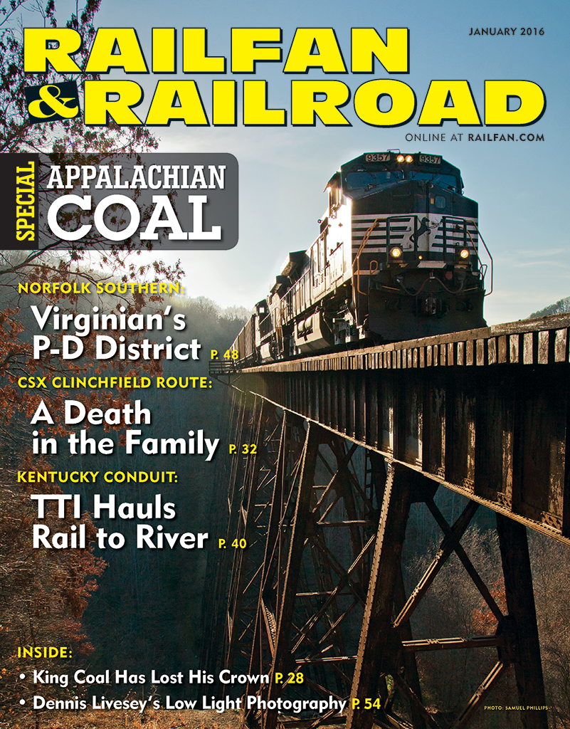 Railfan & Railroad January 2016