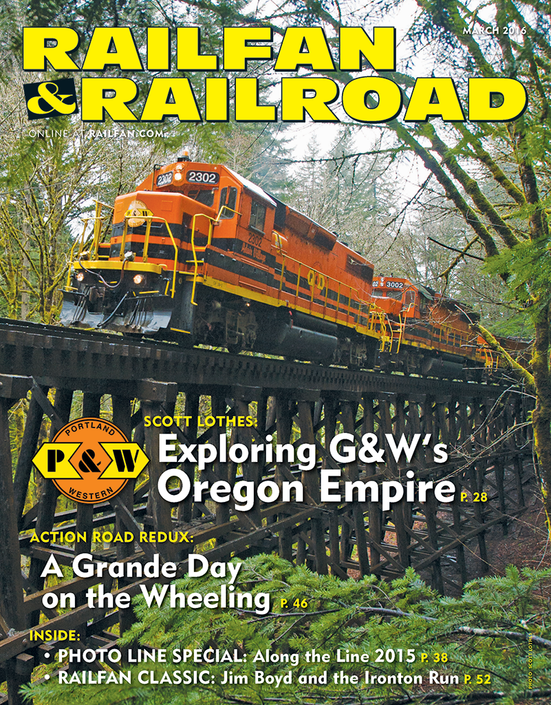 Railfan & Railroad March 2016