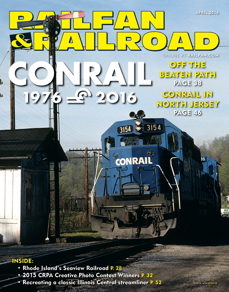 Railfan & Railroad April 2016