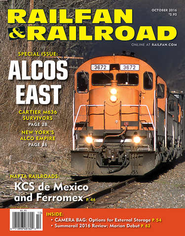 Railfan & Railroad October 2016