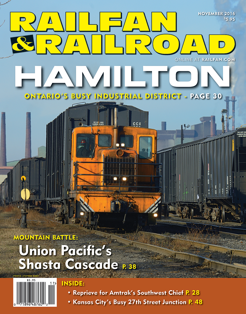 Railfan & Railroad November 2016