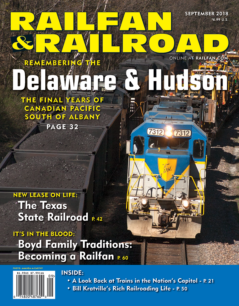 Railfan & Railroad September 2018