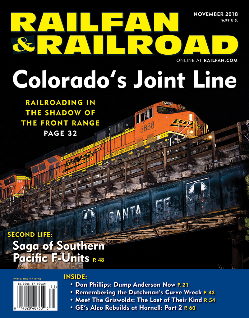 Railfan & Railroad November 2018