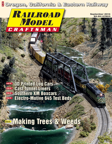 Railroad Model Craftsman September 2015