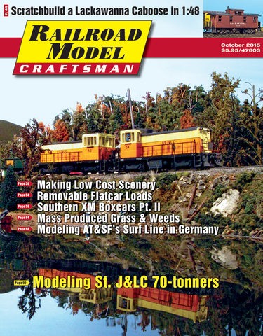 Railroad Model Craftsman October 2015