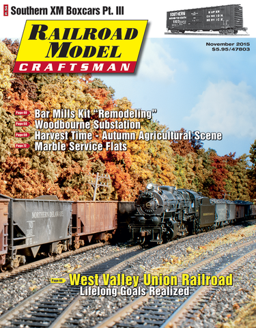 Railroad Model Craftsman November 2015