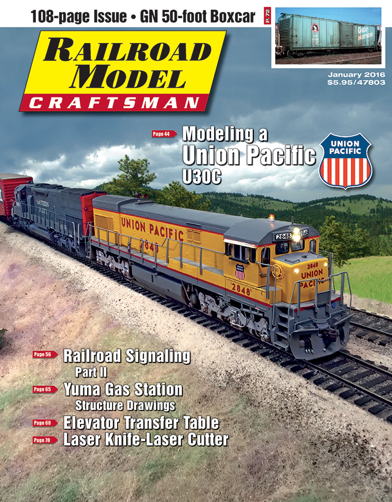 Railroad Model Craftsman January 2016