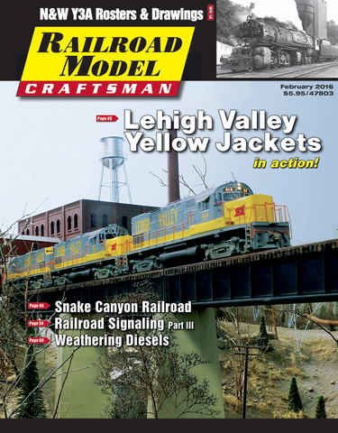 Railroad Model Craftsman February 2016