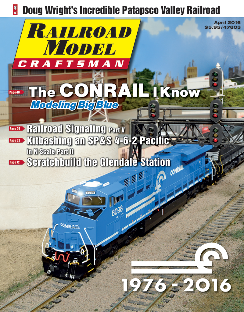 Railroad Model Craftsman April 2016