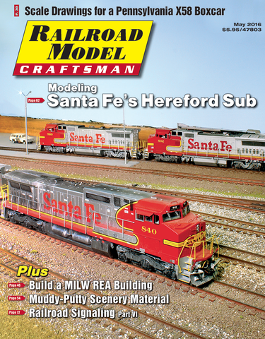 Railroad Model Craftsman May 2016