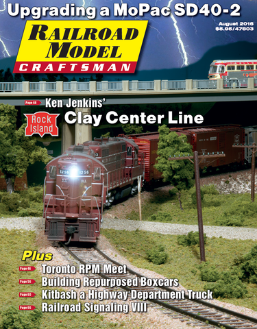 Railroad Model Craftsman August 2016