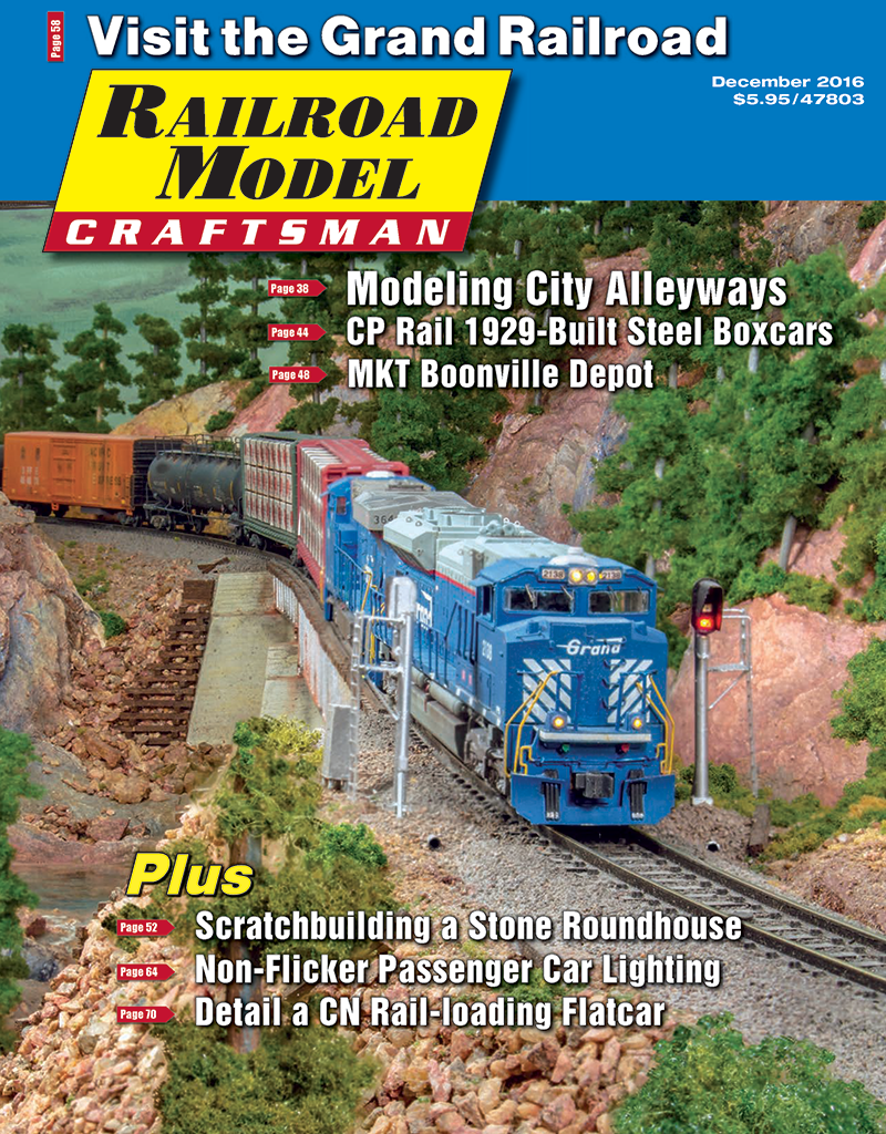 Railroad Model Craftsman December 2016
