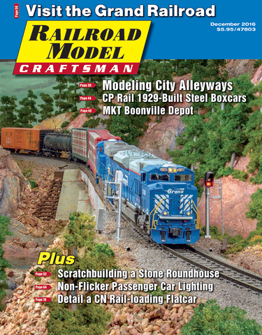 Railroad Model Craftsman December 2016