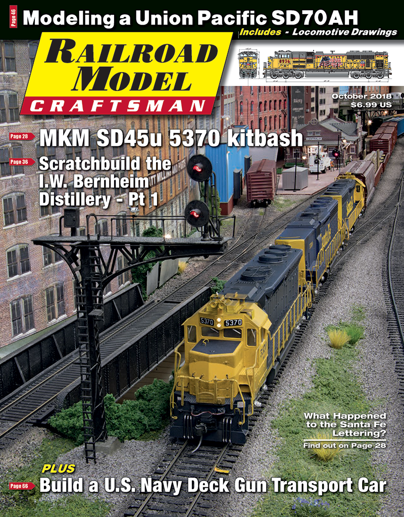 Railroad Model Craftsman October 2018