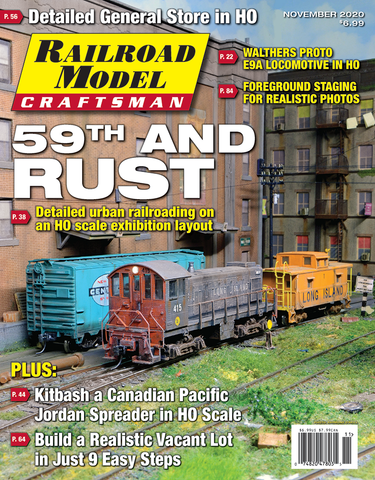 Railroad Model Craftsman November 2020