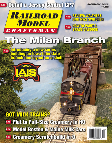 Railroad Model Craftsman January 2022