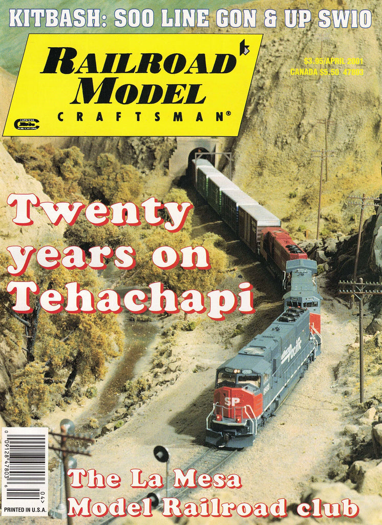 Railroad Model Craftsman April 2001
