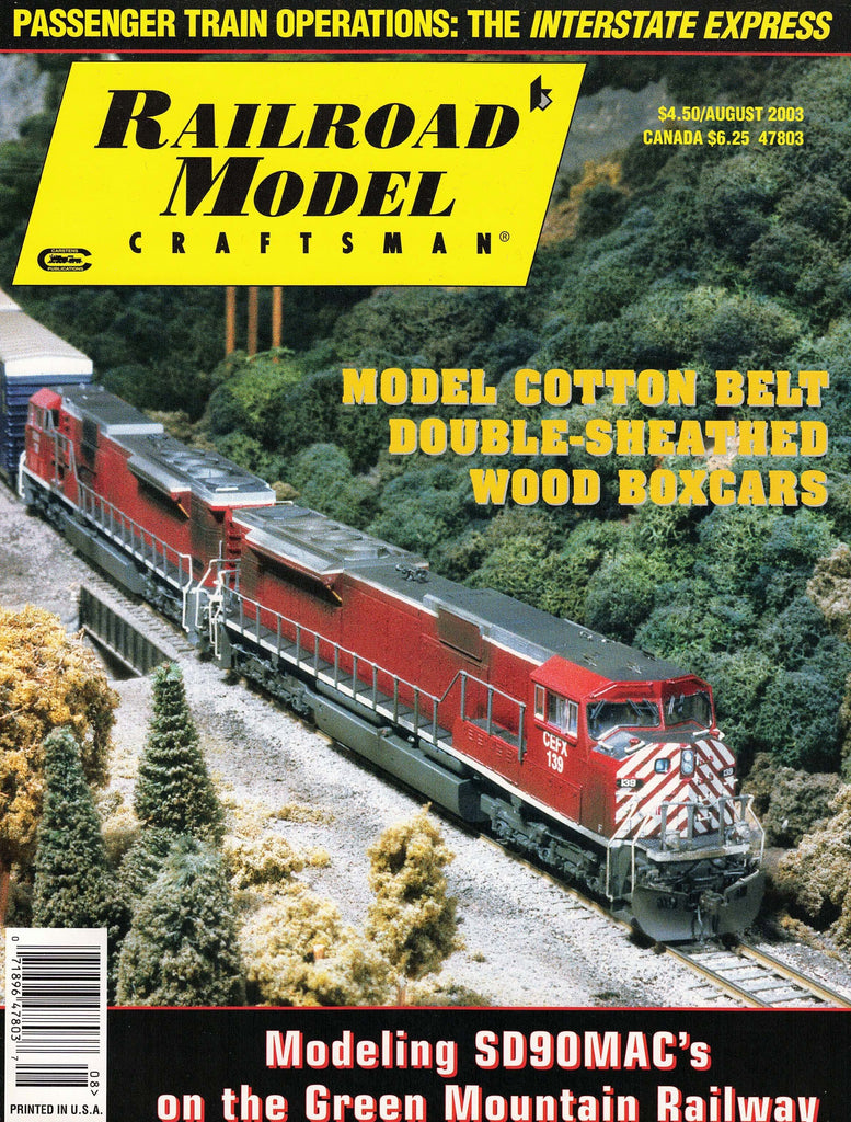 Railroad Model Craftsman August 2003