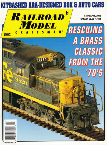 Railroad Model Craftsman April 2005